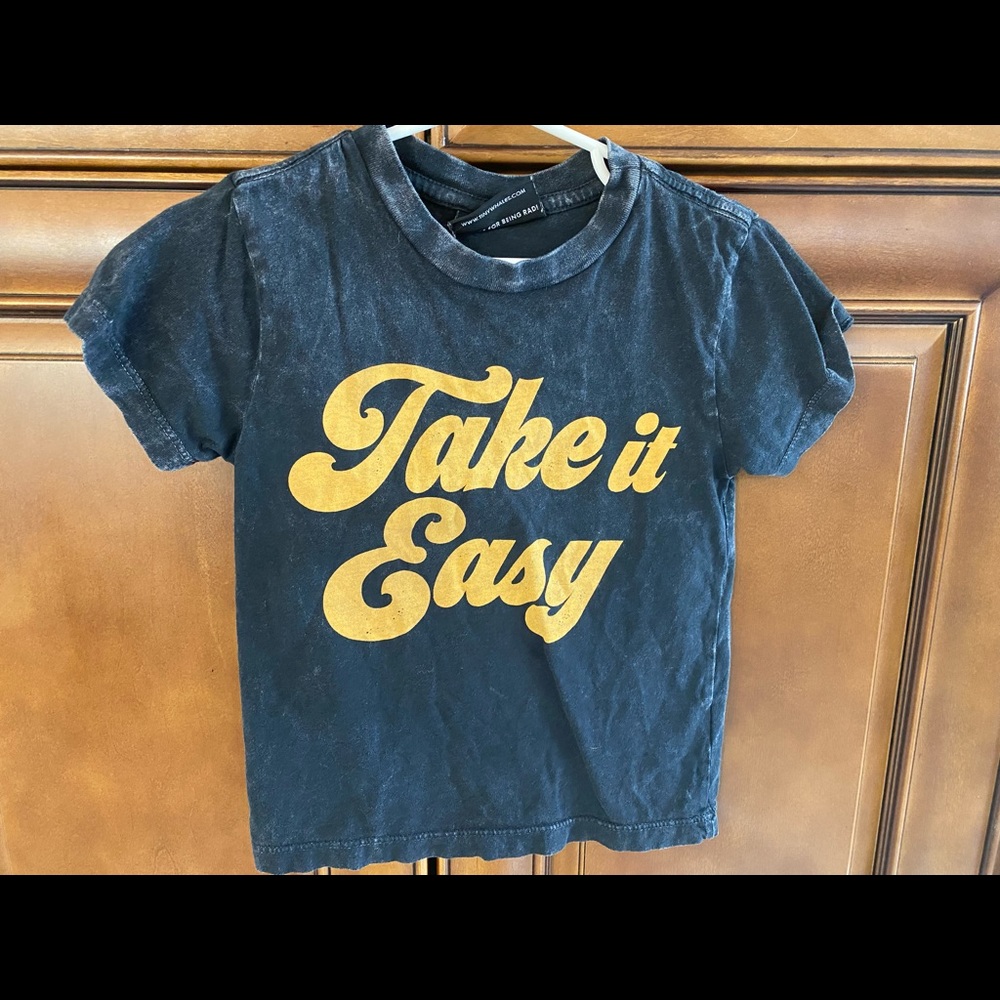 Tiny whales size 2T take it easy T-shirt